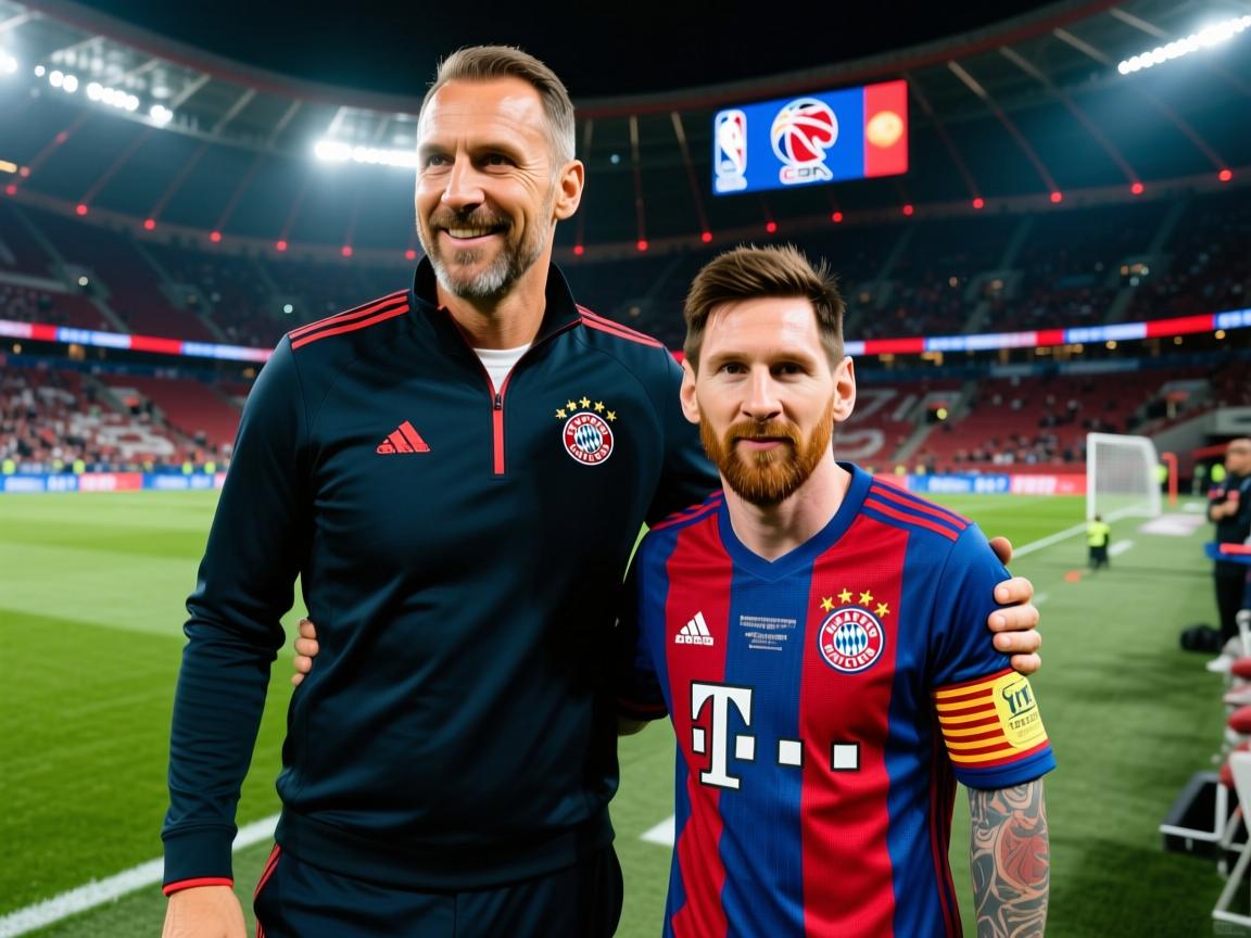 拜仁主教练孔帕尼:跟我同龄的梅西还非常猛!且看且珍惜! 第3张